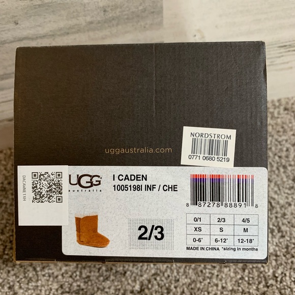 Cozy Brown Suede Ugg Baby Boots - Picture 6 of 6